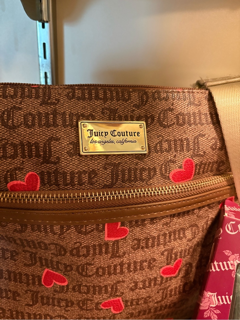 Juicy Couture Brown Logo Crossbody Bundle - Picture 2 of 8
